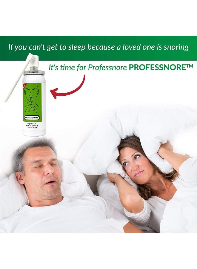 professnore Snore Relief Anti Snore Oral Spray, Snoring Reducing AID,1.69fl. oz (50ml) - Image 2